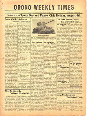 Orono Weekly Times, 2 Aug 1945