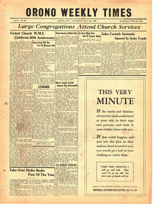 Orono Weekly Times, 4 Oct 1945