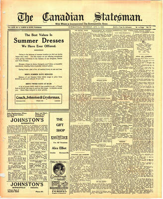 Canadian Statesman (Bowmanville, ON), 2 Aug 1923