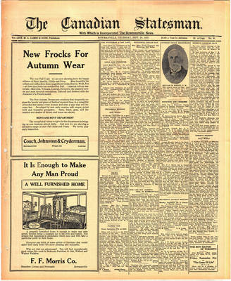 Canadian Statesman (Bowmanville, ON), 20 Sep 1923