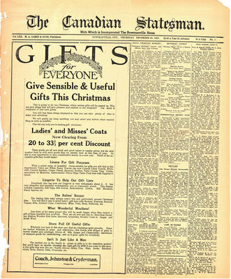 Canadian Statesman (Bowmanville, ON), 25 Dec 1924