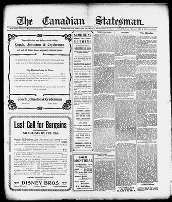 Canadian Statesman (Bowmanville, ON), 27 Feb 1913