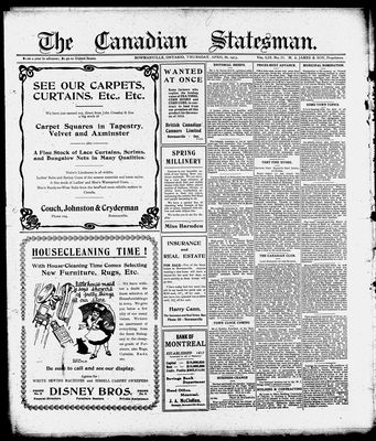 Canadian Statesman (Bowmanville, ON), 24 Apr 1913