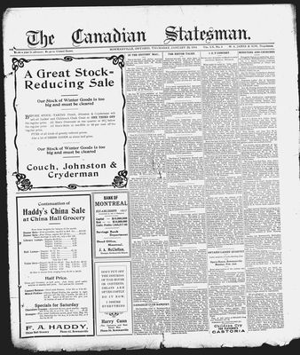 Canadian Statesman (Bowmanville, ON), 22 Jan 1914