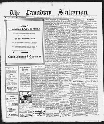 Canadian Statesman (Bowmanville, ON), 24 Sep 1914