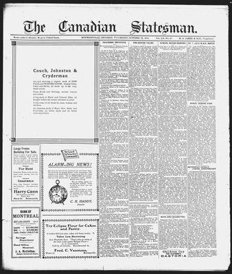 Canadian Statesman (Bowmanville, ON), 22 Oct 1914