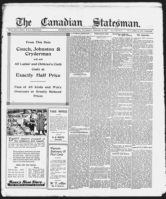 Canadian Statesman (Bowmanville, ON), 14 Jan 1915