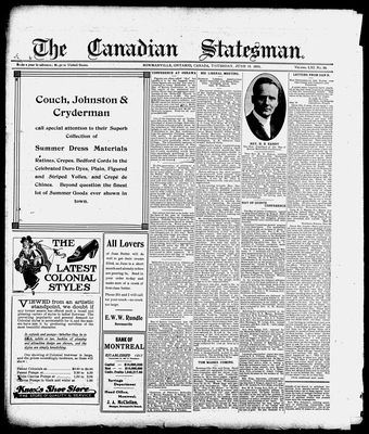 Canadian Statesman (Bowmanville, ON), 10 Jun 1915