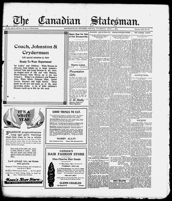 Canadian Statesman (Bowmanville, ON), 1 Jul 1915