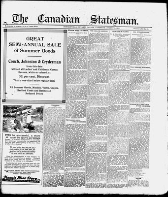 Canadian Statesman (Bowmanville, ON), 5 Aug 1915