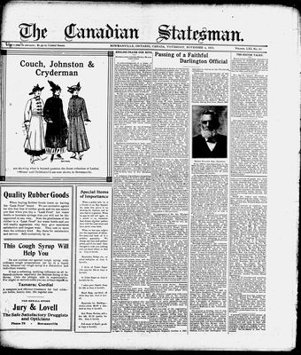 Canadian Statesman (Bowmanville, ON), 4 Nov 1915