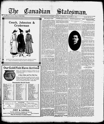 Canadian Statesman (Bowmanville, ON), 18 Nov 1915