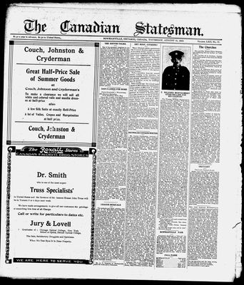 Canadian Statesman (Bowmanville, ON), 31 Aug 1916