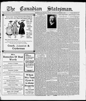 Canadian Statesman (Bowmanville, ON), 16 Nov 1916