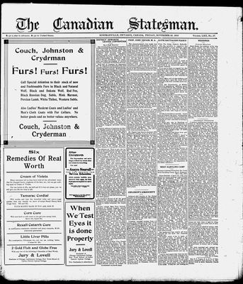 Canadian Statesman (Bowmanville, ON), 23 Nov 1916