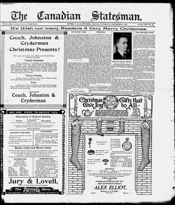 Canadian Statesman (Bowmanville, ON), 21 Dec 1916