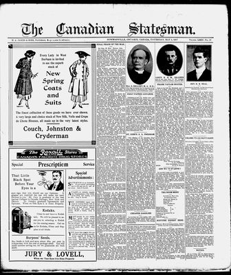 Canadian Statesman (Bowmanville, ON), 3 May 1917