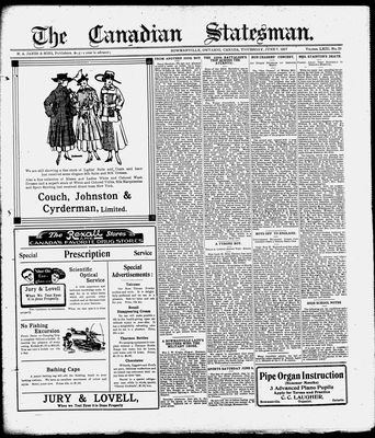 Canadian Statesman (Bowmanville, ON), 7 Jun 1917