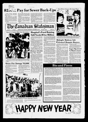 Canadian Statesman (Bowmanville, ON), 26 Dec 1984