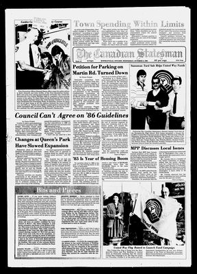 Canadian Statesman (Bowmanville, ON), 9 Oct 1985