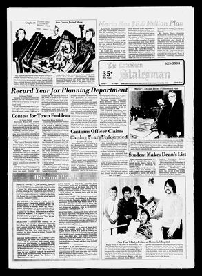 Canadian Statesman (Bowmanville, ON), 8 Jan 1986