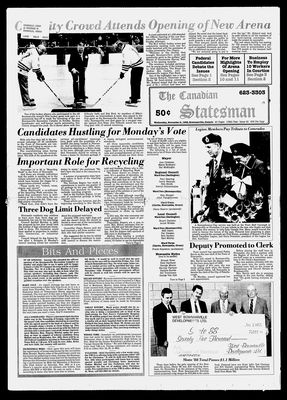 Canadian Statesman (Bowmanville, ON), 9 Nov 1988