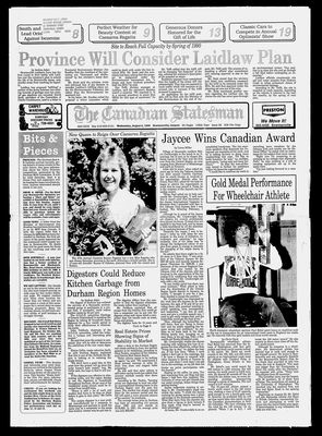 Canadian Statesman (Bowmanville, ON), 9 Aug 1989