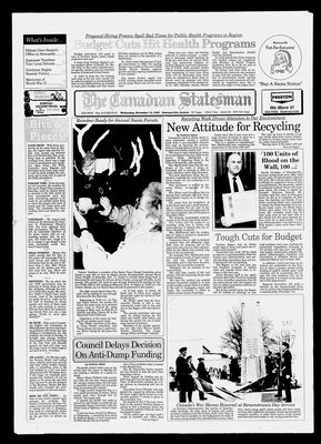 Canadian Statesman (Bowmanville, ON), 14 Nov 1990