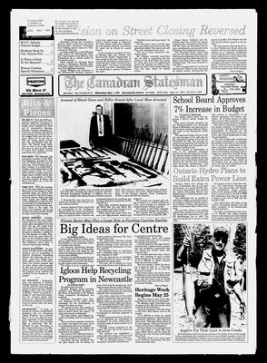 Canadian Statesman (Bowmanville, ON), 1 May 1991