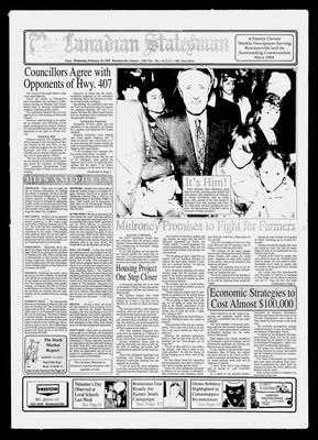 Canadian Statesman (Bowmanville, ON), 19 Feb 1992