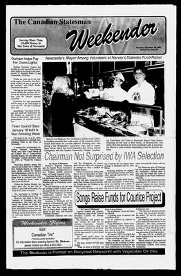 Canadian Statesman (Bowmanville, ON), 28 Nov 1992