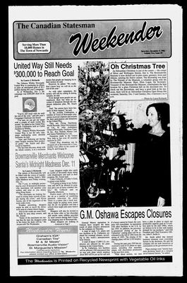 Canadian Statesman (Bowmanville, ON), 5 Dec 1992