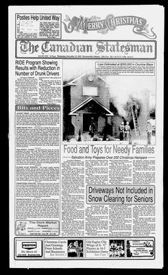 Canadian Statesman (Bowmanville, ON), 23 Dec 1992