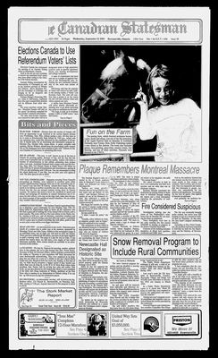 Canadian Statesman (Bowmanville, ON), 22 Sep 1993