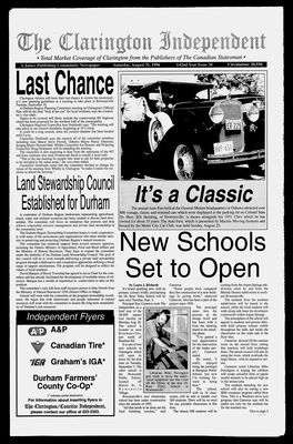 Canadian Statesman (Bowmanville, ON), 31 Aug 1996