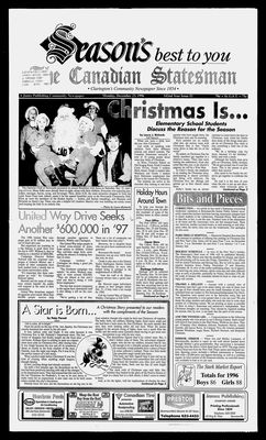 Canadian Statesman (Bowmanville, ON), 23 Dec 1996