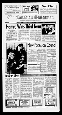 Canadian Statesman (Bowmanville, ON), 12 Nov 1997