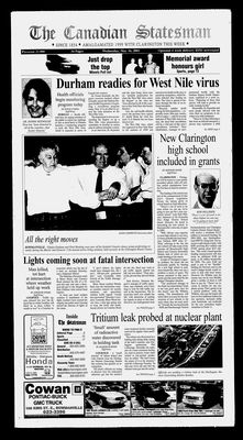 Canadian Statesman (Bowmanville, ON), 16 May 2001