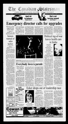 Canadian Statesman (Bowmanville, ON), 14 Nov 2001