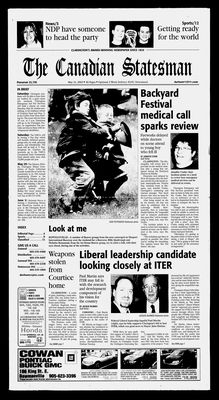 Canadian Statesman (Bowmanville, ON), 21 May 2003