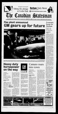 Canadian Statesman (Bowmanville, ON), 23 Aug 2006