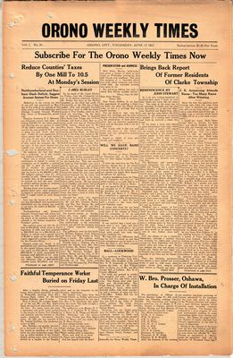 Orono Weekly Times, 17 Jun 1937