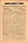 Orono Weekly Times, 7 Apr 1938