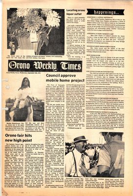 Orono Weekly Times, 10 Sep 1975