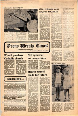 Orono Weekly Times, 1 Jul 1981