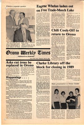 Orono Weekly Times, 30 Mar 1988