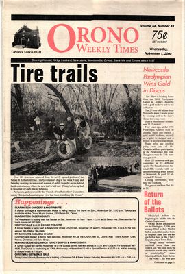 Orono Weekly Times, 1 Nov 2000