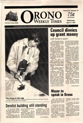 Orono Weekly Times, 11 Apr 2001