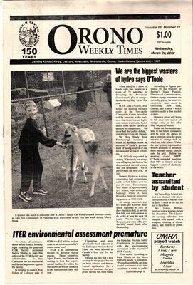 Orono Weekly Times, 20 Mar 2002