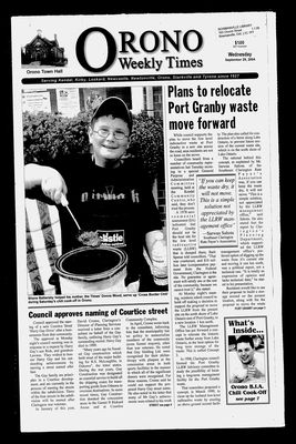 Orono Weekly Times, 29 Sep 2004